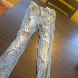 Hollister high rise super skinny jeans